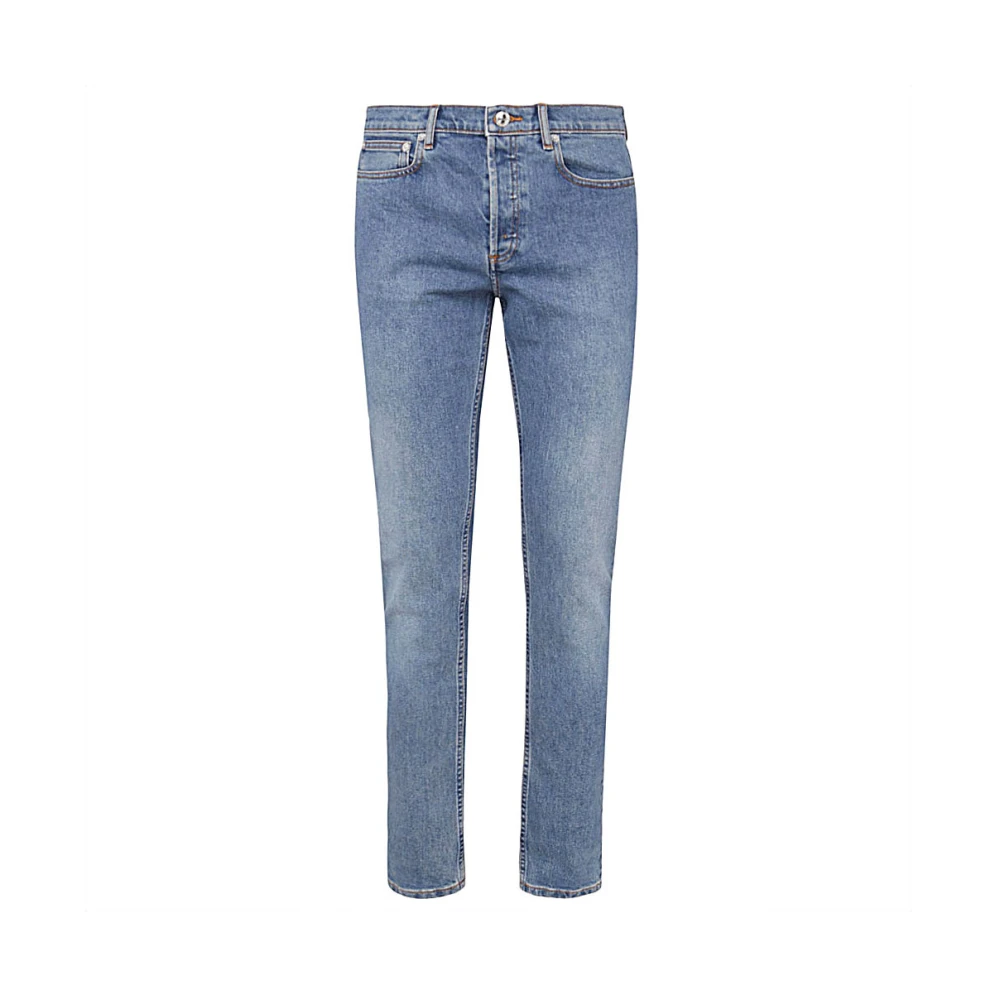 A.p.c. Slim Fit Casual Broek Blue Heren