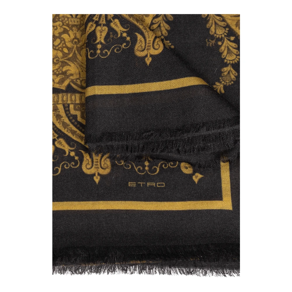 ETRO Gedrukte Sjaal Black Dames