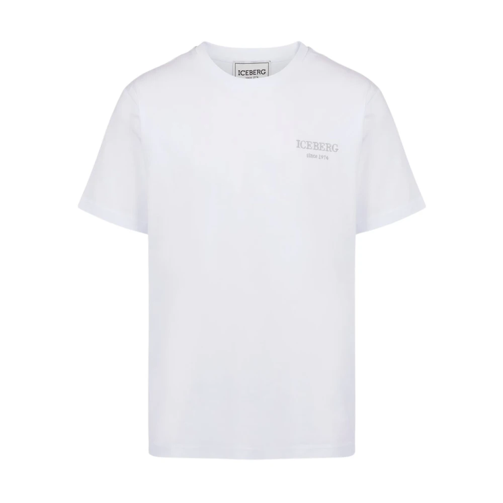 Iceberg T-shirt met geborduurd logo White Heren