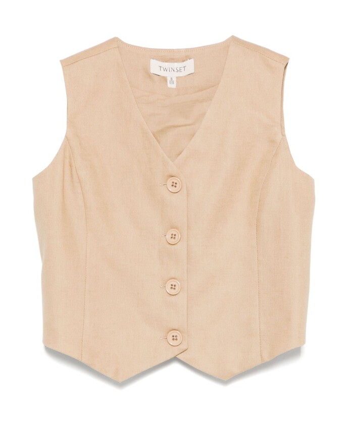 beige-v-neck-sleeveless-jacket