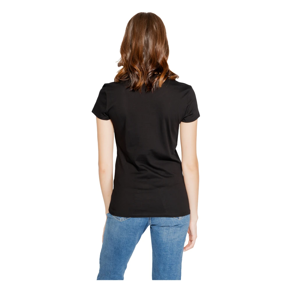 Armani Exchange Herfst Winter Dames T-shirts Collectie Black Dames