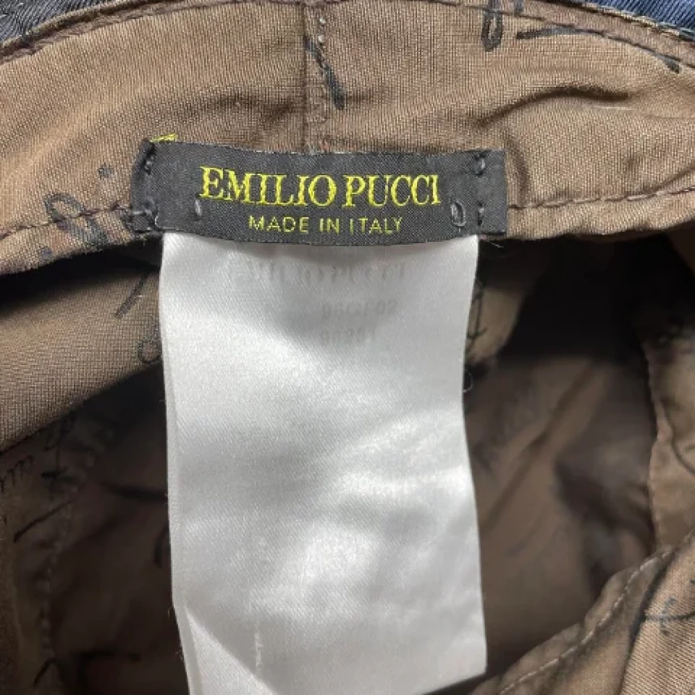 Emilio Pucci Pre-owned Fabric hats Brown Unisex