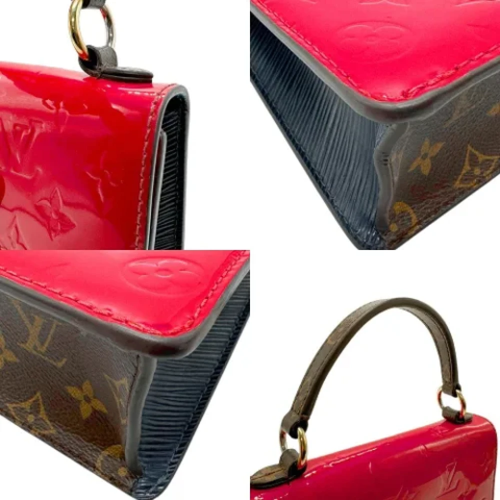Louis Vuitton Vintage Pre-owned Leather handbags Red Dames