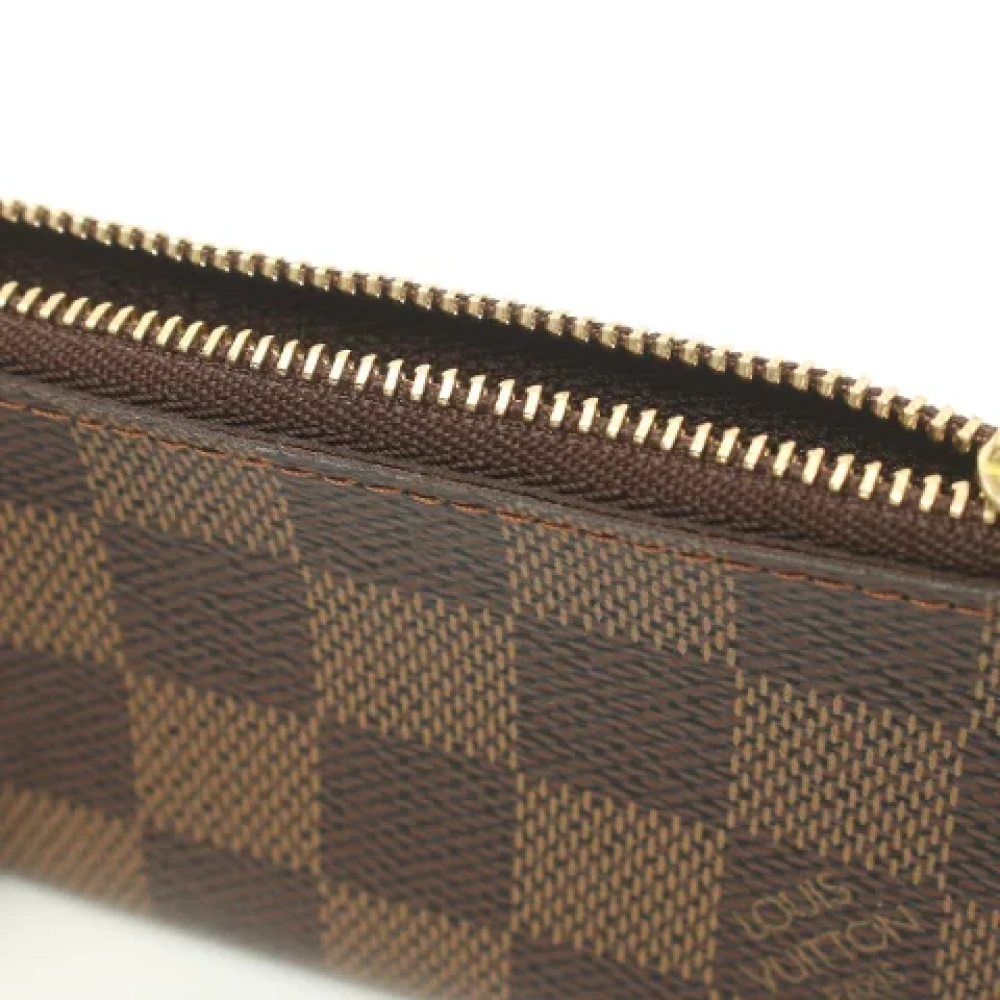 Louis Vuitton Vintage Pre-owned Leather wallets Brown Dames