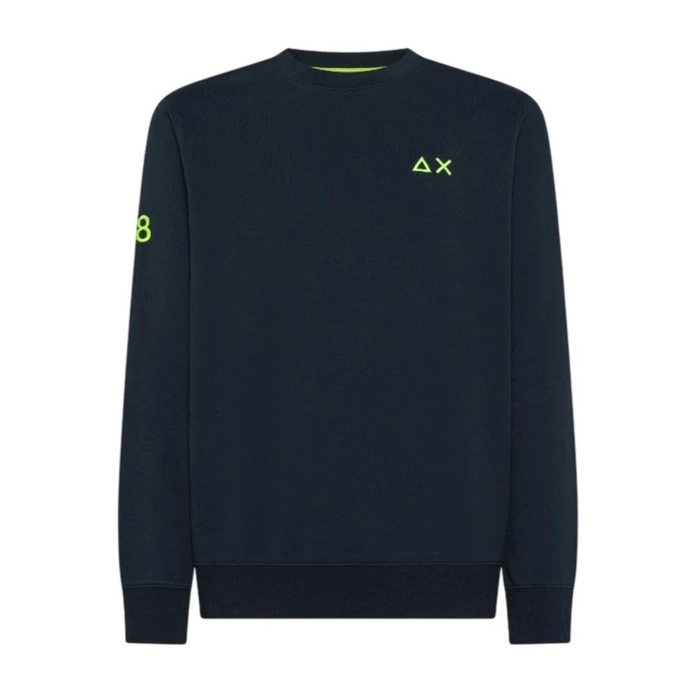 Sun68 Blue F36115 Sweatshirt - Male - Sweatshirts - L - Sweatshirts & Hoodies