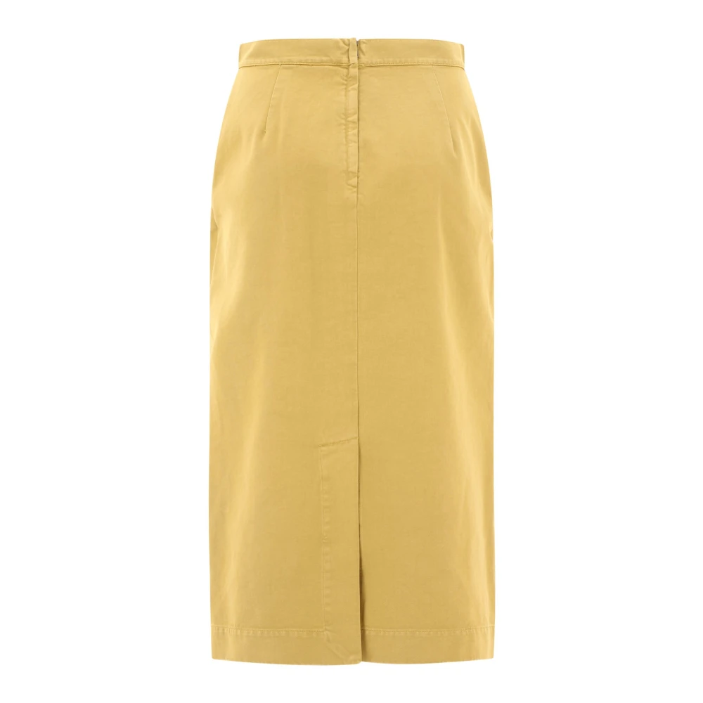 Max Mara Midi Skirts Yellow Dames