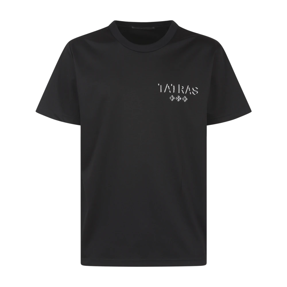 Tatras Zwarte Logo Man's T-shirt Black Heren