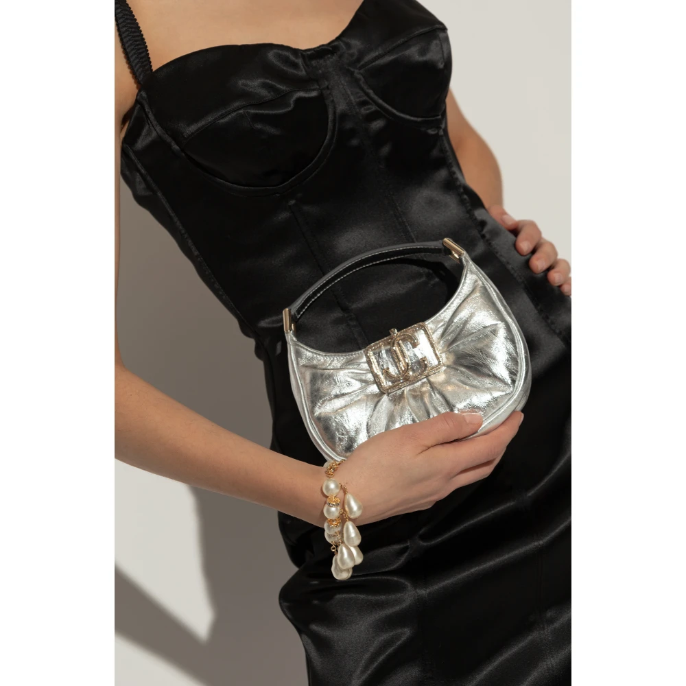 Jimmy Choo Handtas Edie Hobo Mini Gray Dames