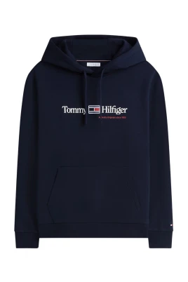 Logo Fleece Drawstring Hoody