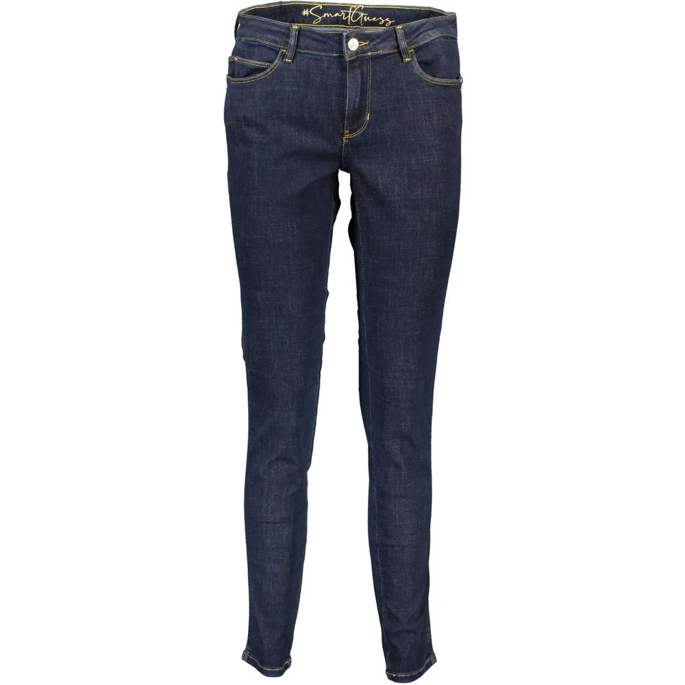 Guess Blue Cotton Skinny Jeans - Female - Skinny Fit Jeans - W25 L30 - Jeans