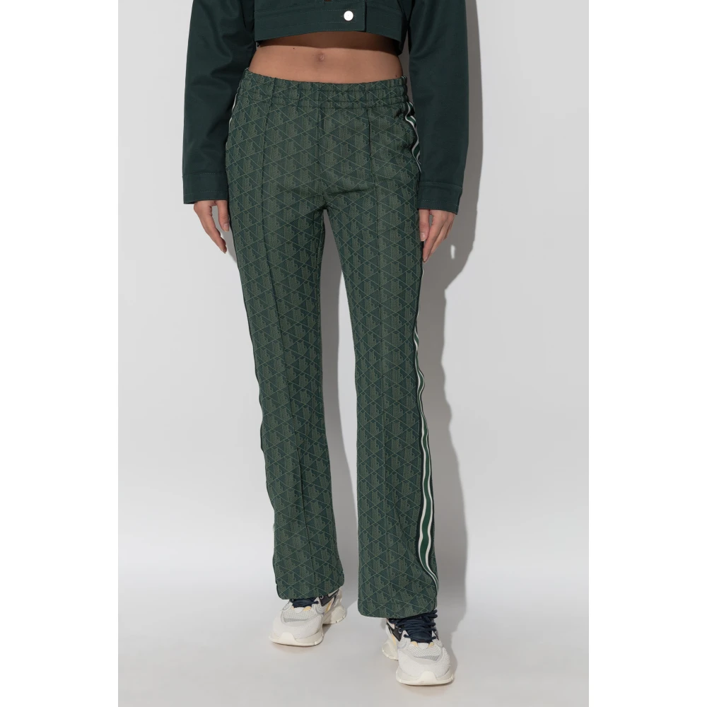 Lacoste Broek met logo Green Dames
