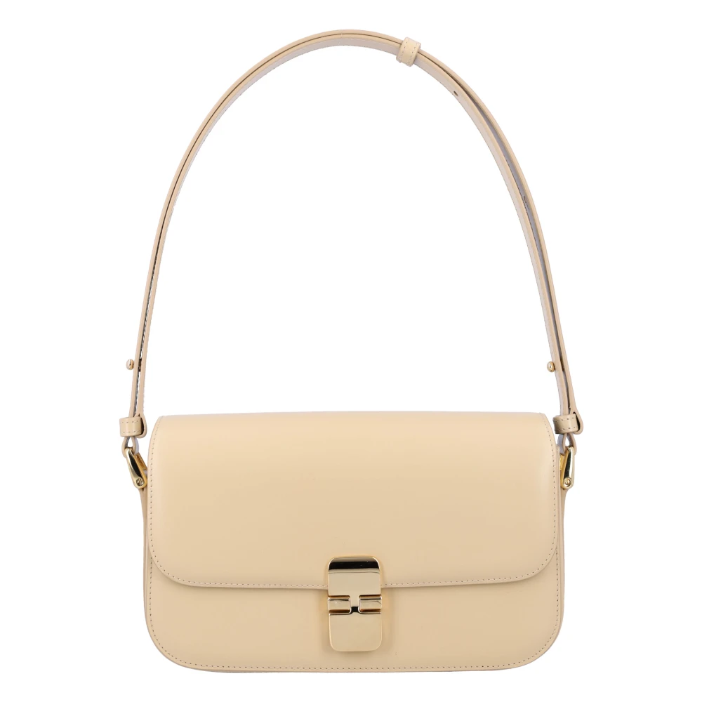 A.p.c. Grace Baguette Handtas Beige Dames