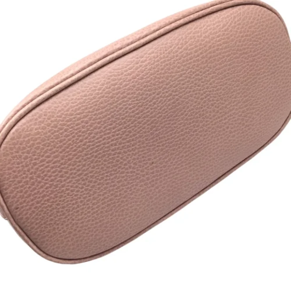 Gucci Vintage Pre-owned Leather gucci-bags Pink Dames