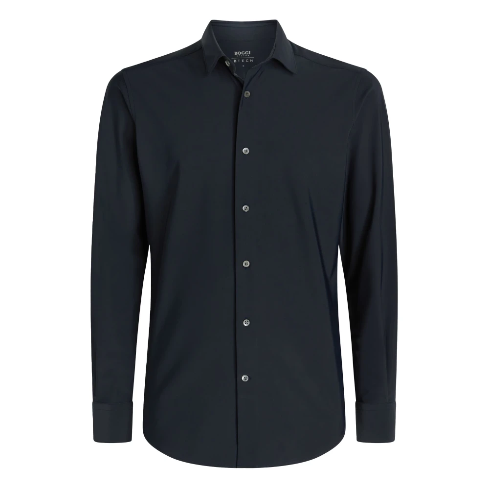 Boggi Milano Herren Blau Shirts, Lgröße: