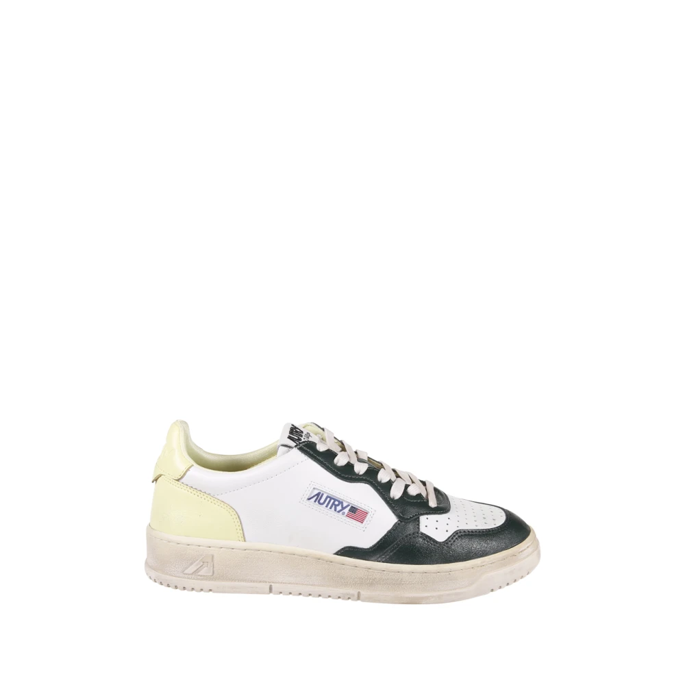 Autry Witte Mountain Vintage Sneaker Heren Schoenen Veelkleurig Multicolor
