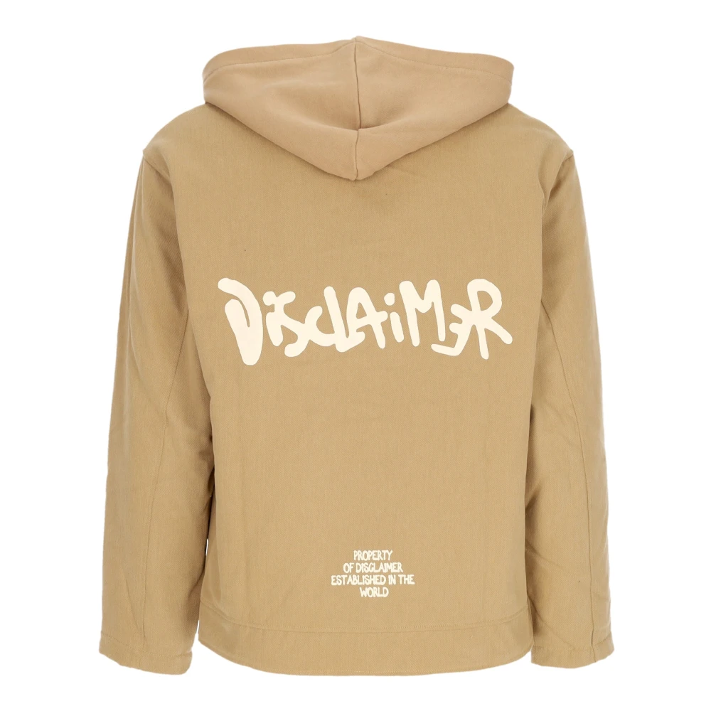 Disclaimer Kameel Hooded Katoenen Jas Brown Heren