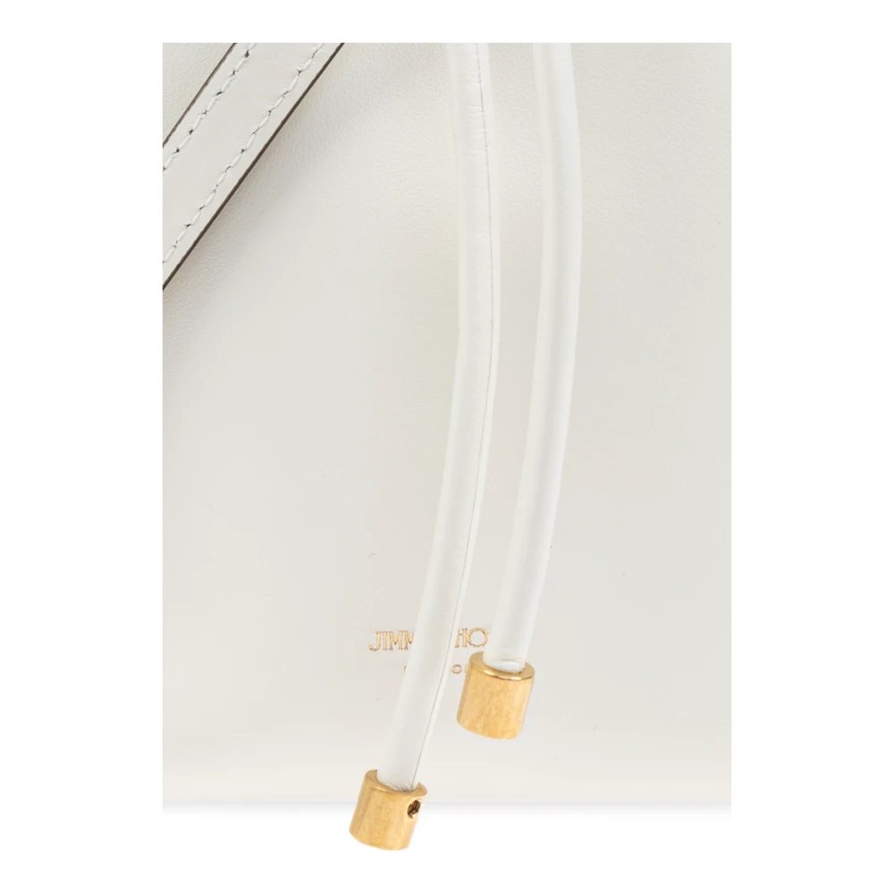 Jimmy Choo Bon emmer schoudertas White Dames