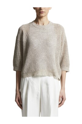 linned-troje-i-tricot-med-pailletter
