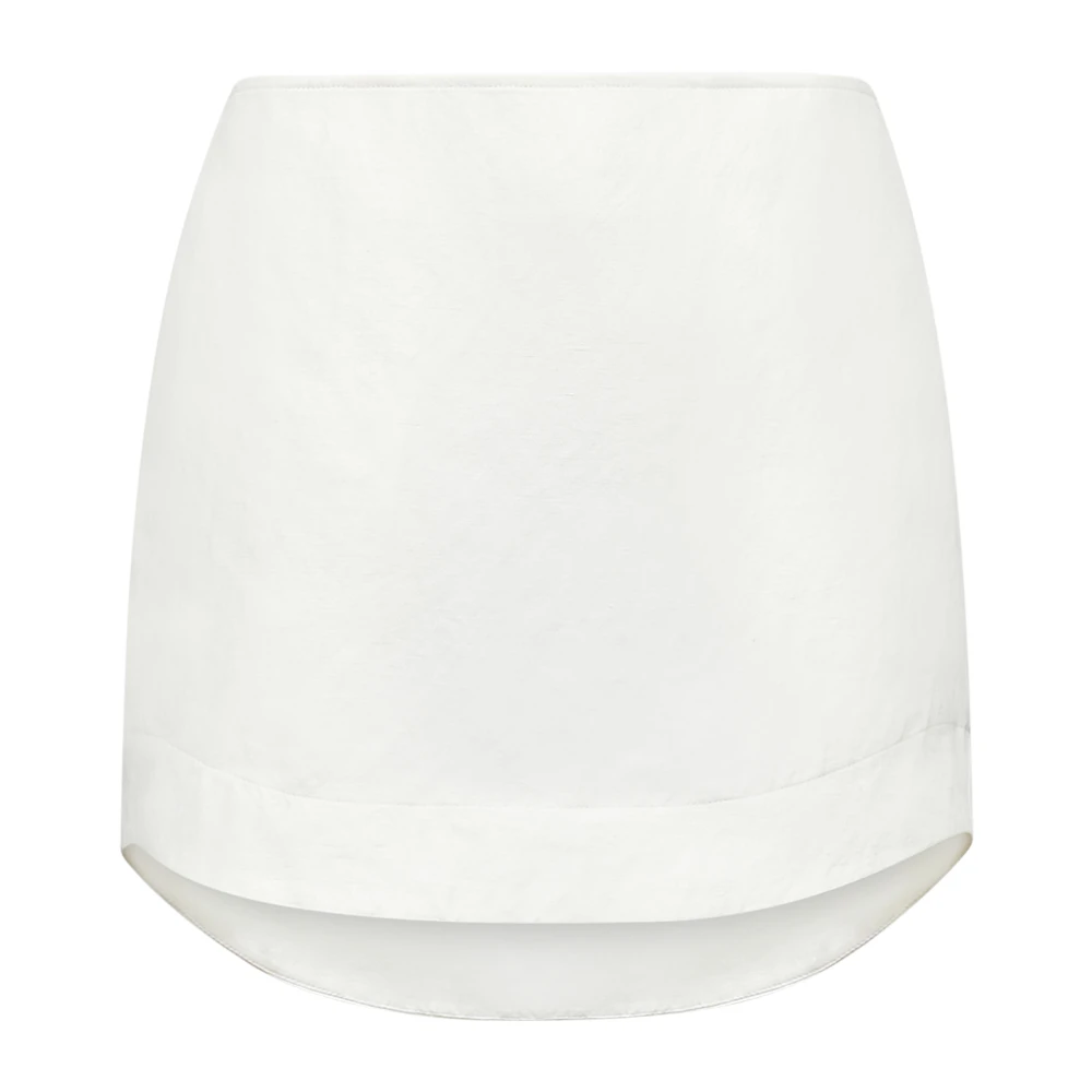 JW Anderson Hoge Taille Ivoor Jurk met Ankerlogo Beige Dames