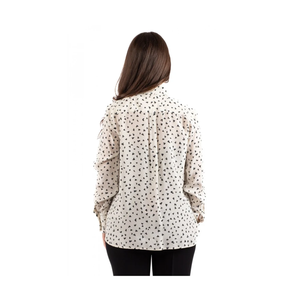 Max Mara Studio Elegante Studio Overhemd White Dames