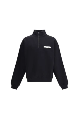 Mysig Sweatshirt med Dragkedja