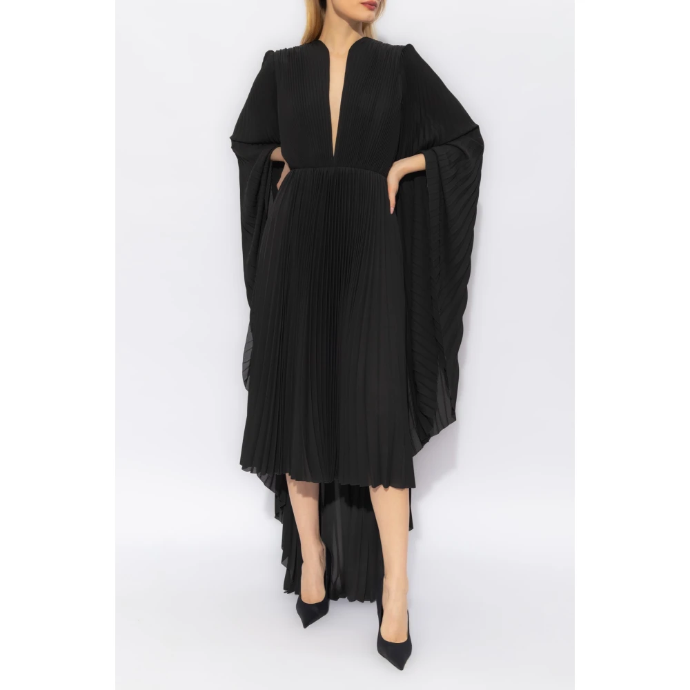 Balenciaga Geplooide jurk Black Dames