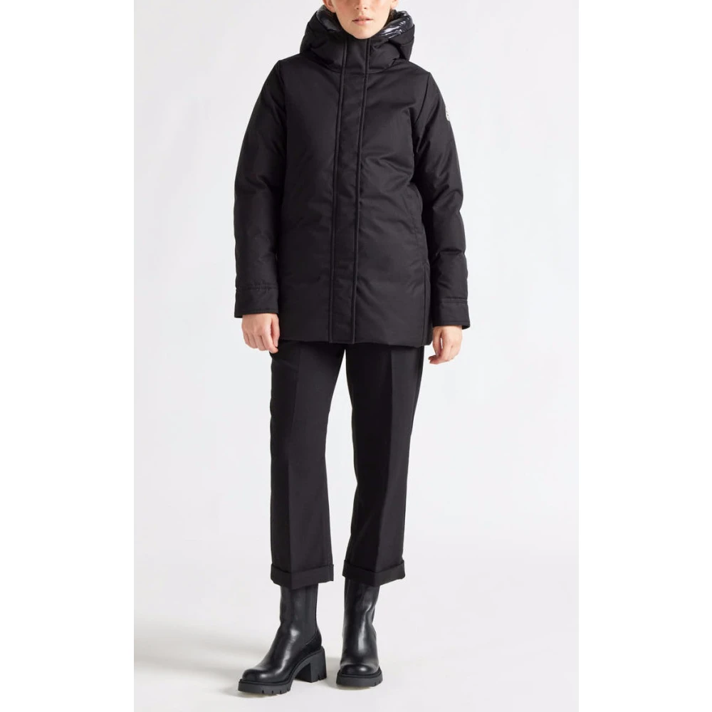 Pyrenex Zwarte Charlotte Warme Parka Black Dames