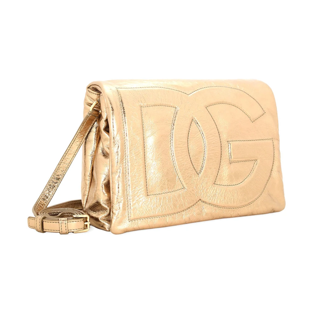 Dolce & Gabbana Stijlvolle Schoudertas Yellow Dames