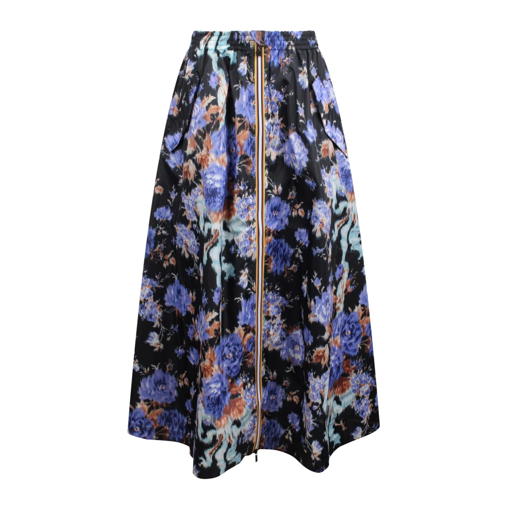 Ulla Johnson Bloemenprint Waterdichte Maxi Rok Multicolor Dames