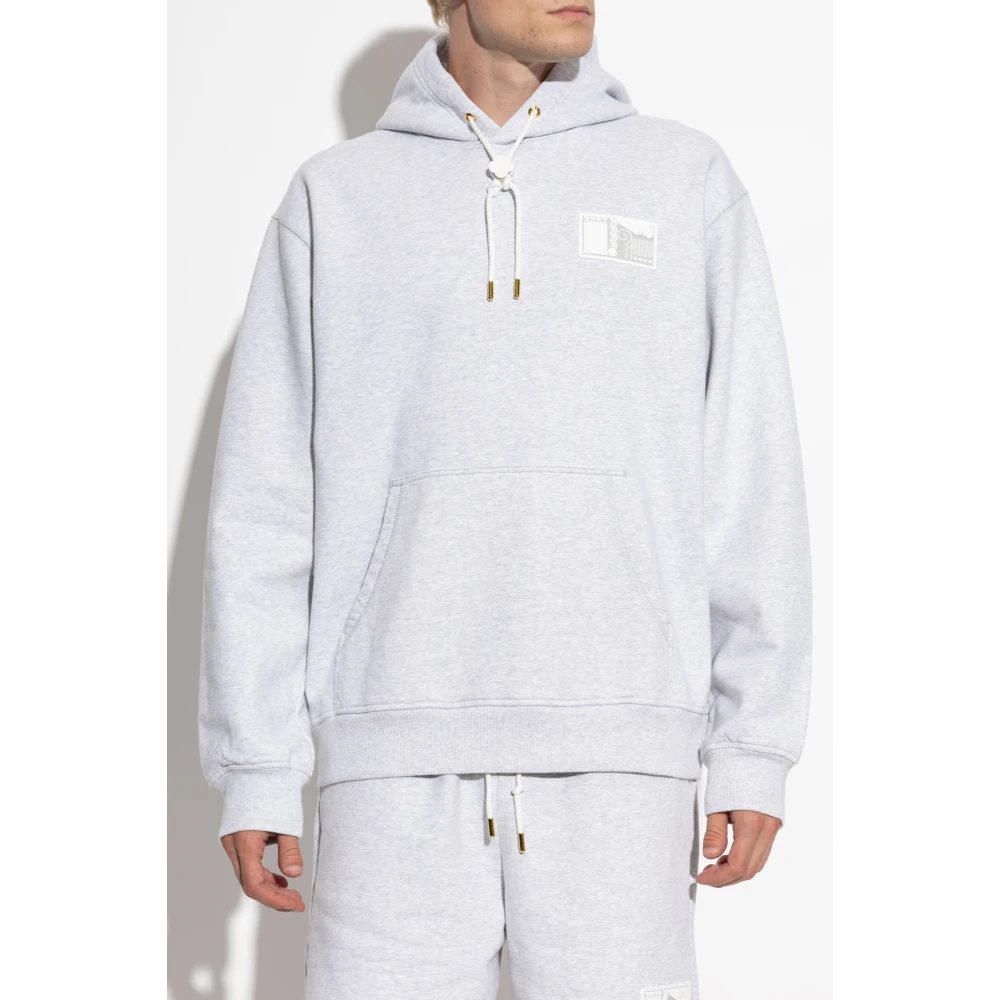 Casablanca Katoenen hoodie Gray Heren