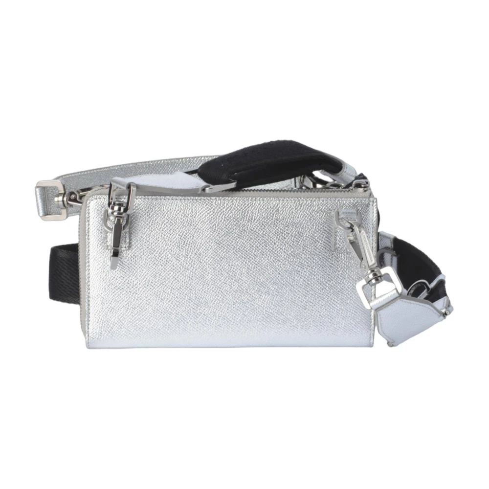 Dolce & Gabbana Heren Leren Kleine Tas Gray Heren