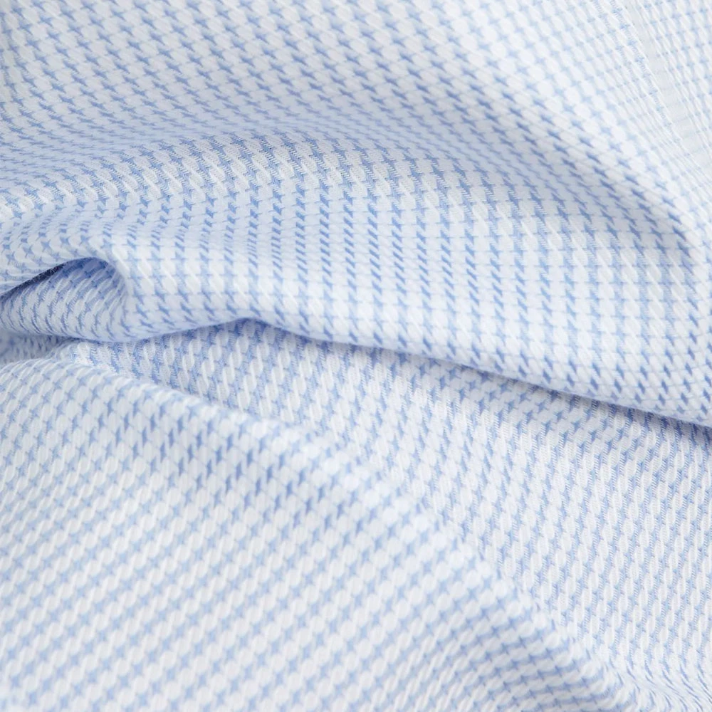 Xacus Klassieke Tailor Fit Overhemd Blauw Blue Heren