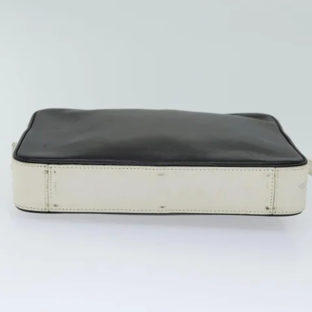 Celine Vintage Pre-owned Leather clutches Black Dames