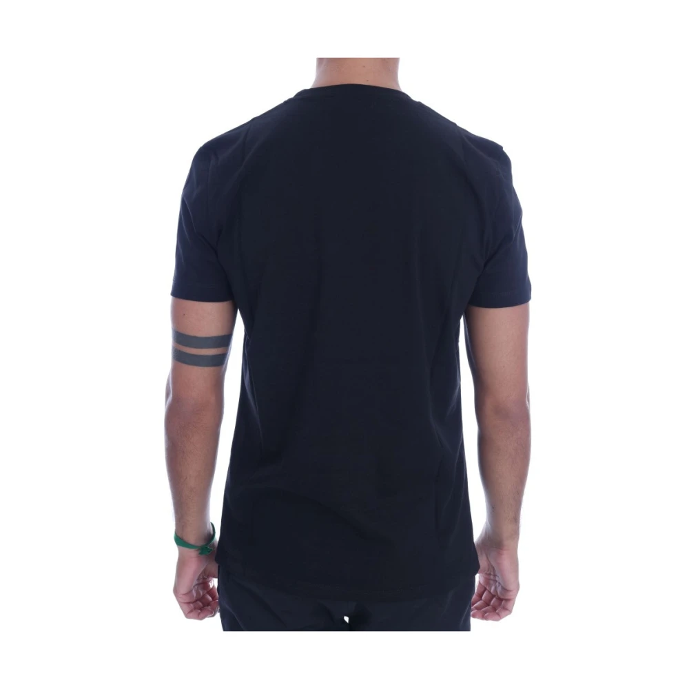 Frankie Morello Chique zwart T-shirt met 'RIDERS'-motief Black Heren