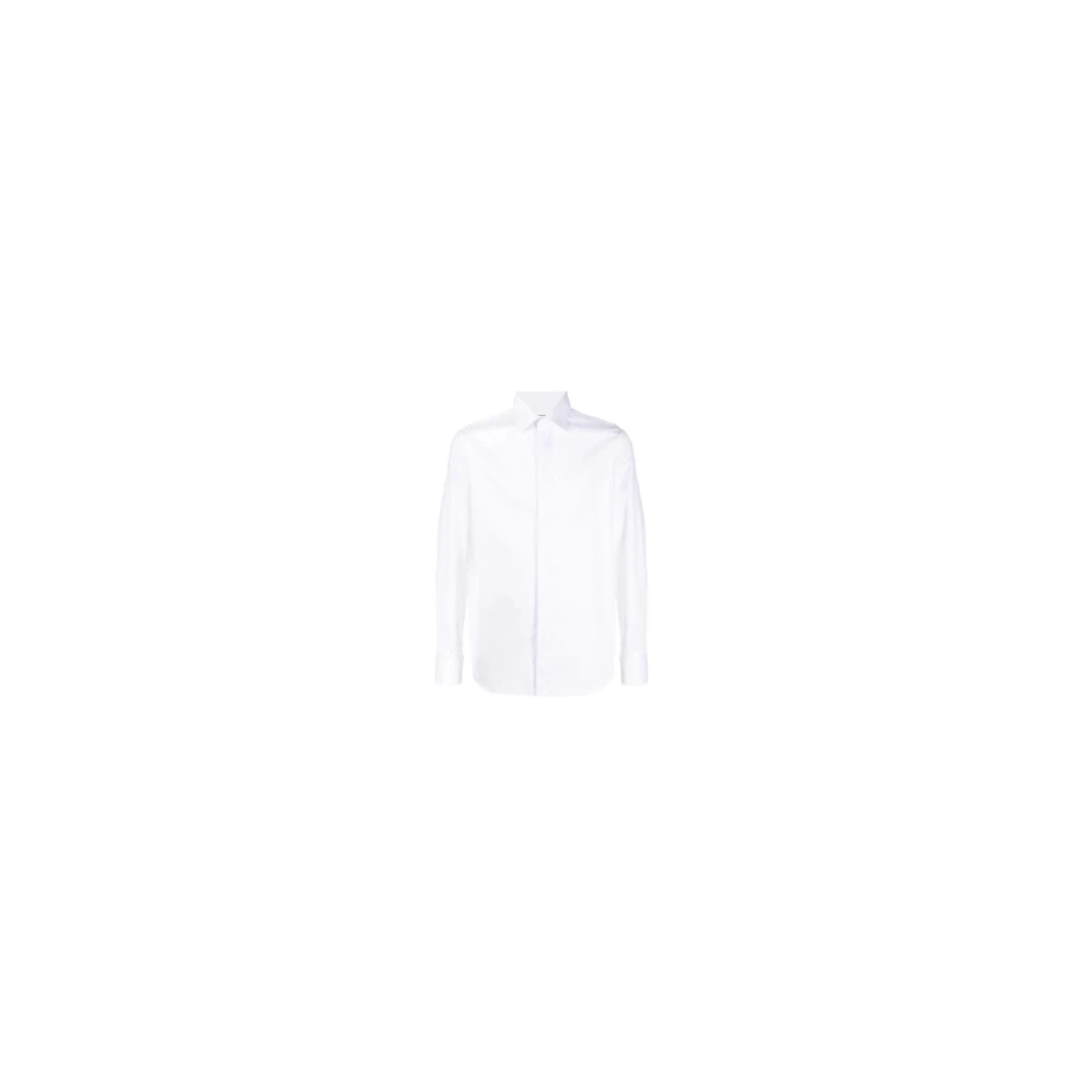 Xacus Uomo Bianco Camicia Elegante