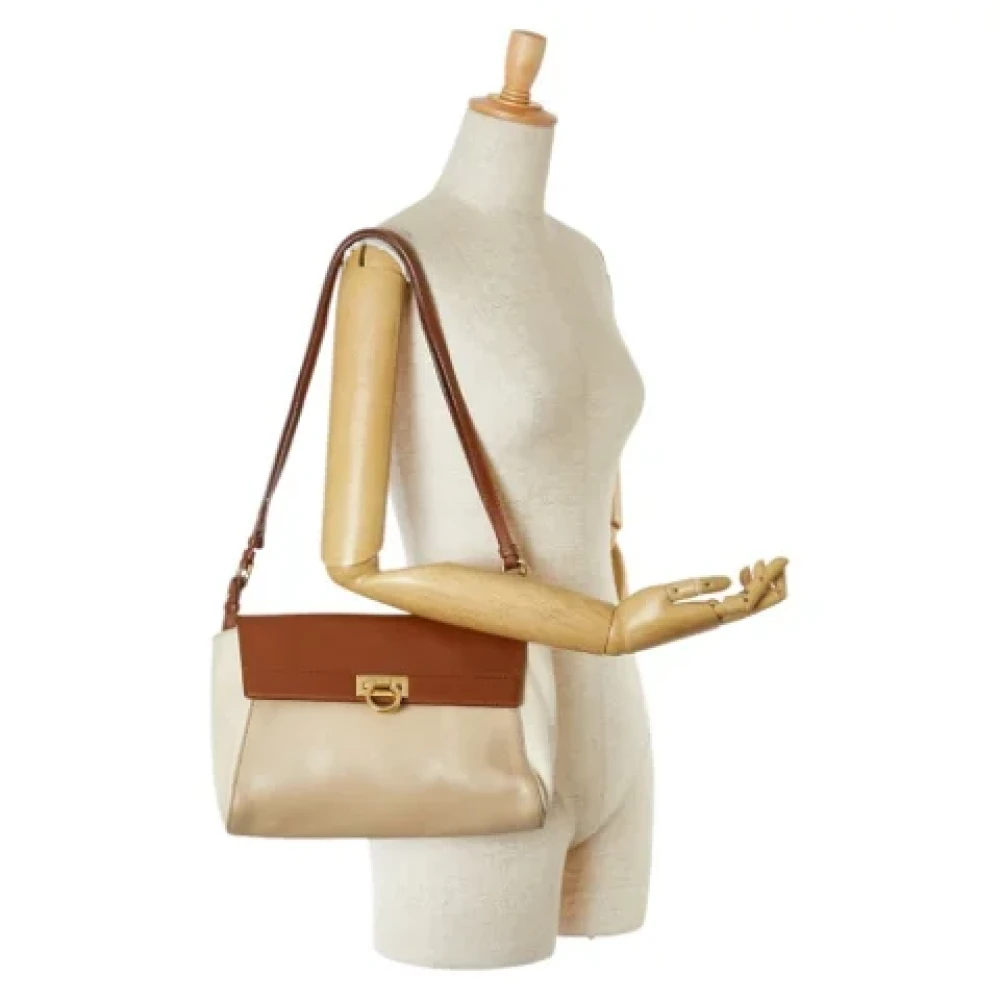 Salvatore Ferragamo Pre-owned Leather shoulder-bags Multicolor Dames