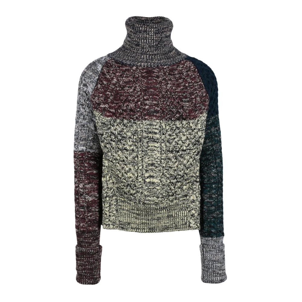 Dondup Wollen Gebreide Trui Multicolor Heren