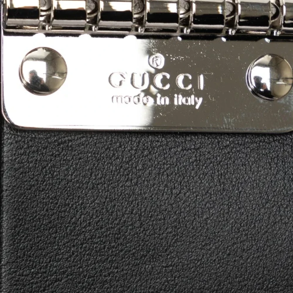 Gucci Vintage Pre-owned Leather key-holders Black Heren