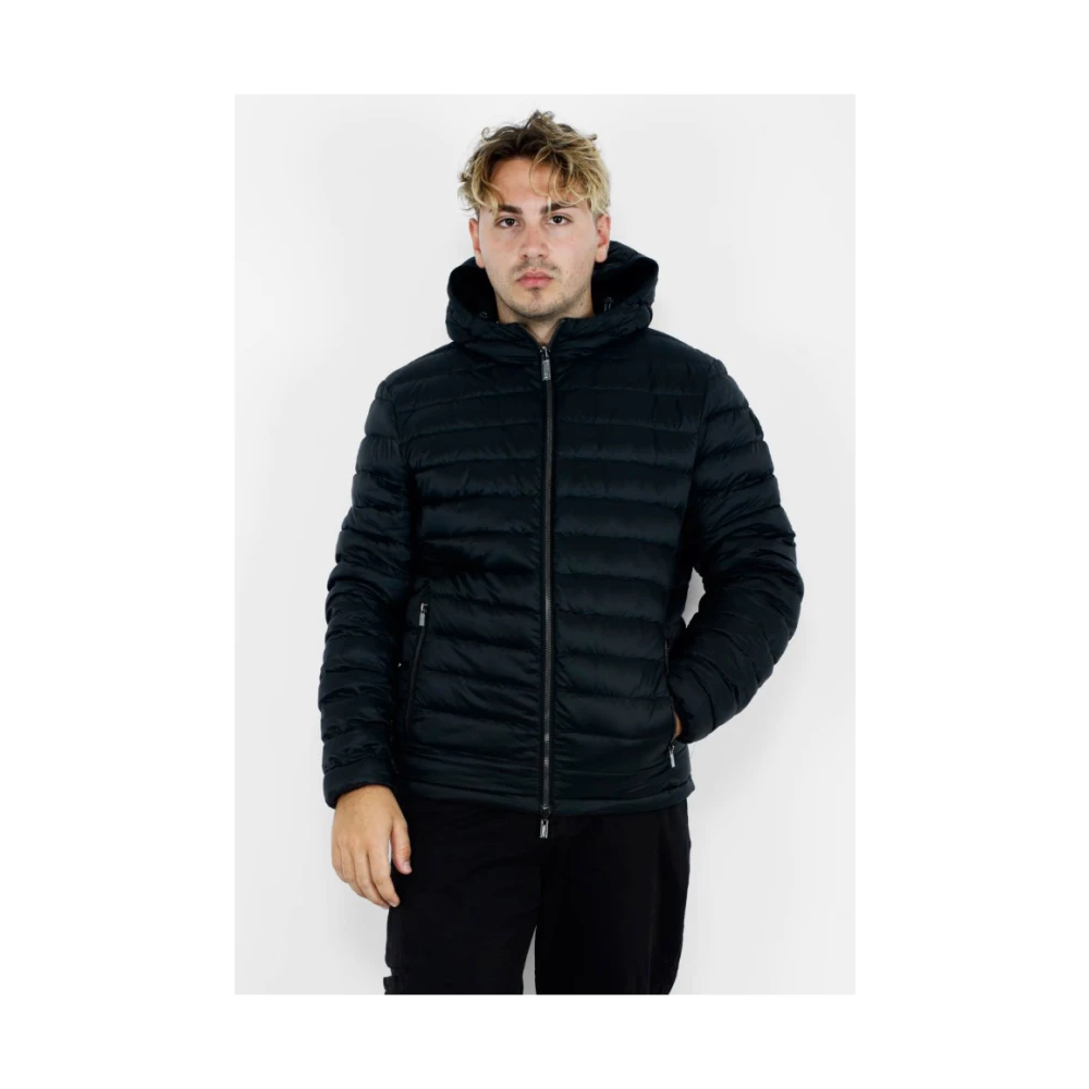 Ciesse Piumini Omkeerbare Waterdichte Jas met Gewatteerde Contrast Black Heren