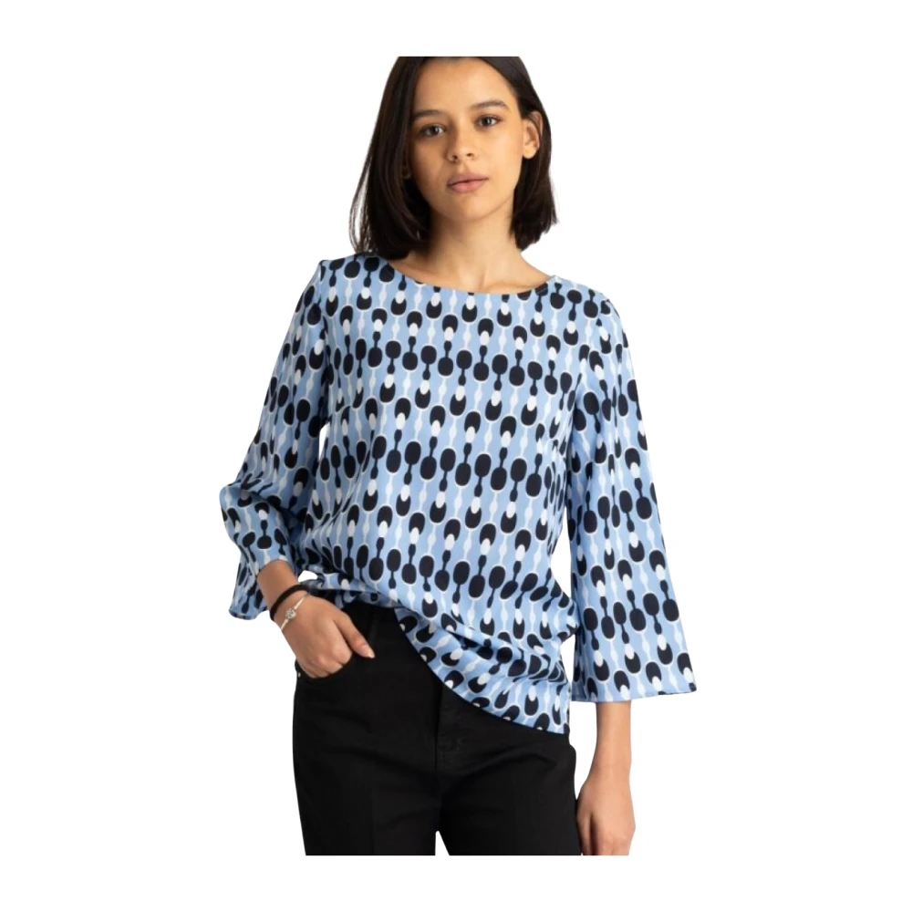 Pennyblack Polyester Shirts Black Label Blue Dames