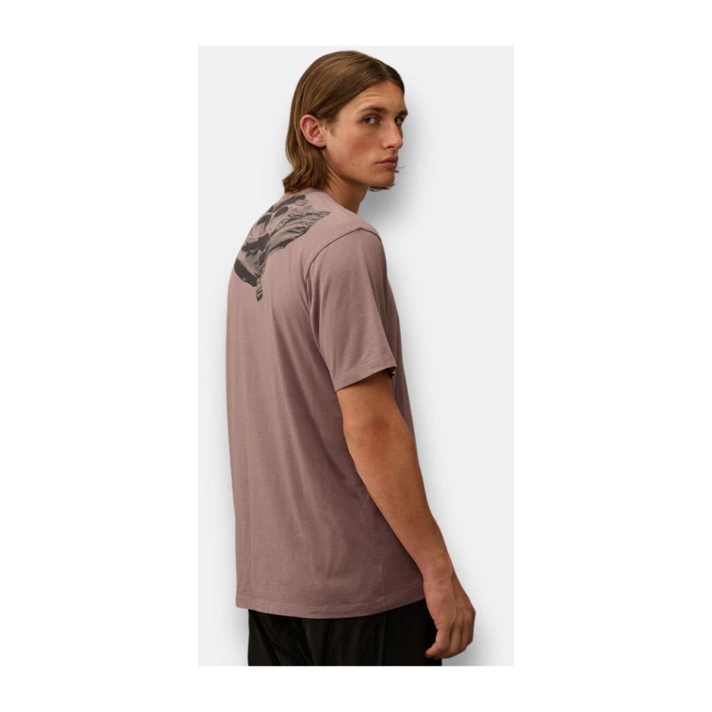 C.P. Company Goggle Hood Grafisch T-shirt Paars Purple Heren