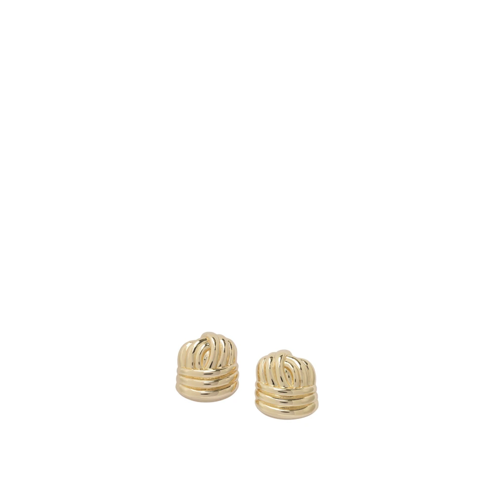 Self Portrait Women's Yellow Gold Knot Earrings - Earrings - One Size - Accessories