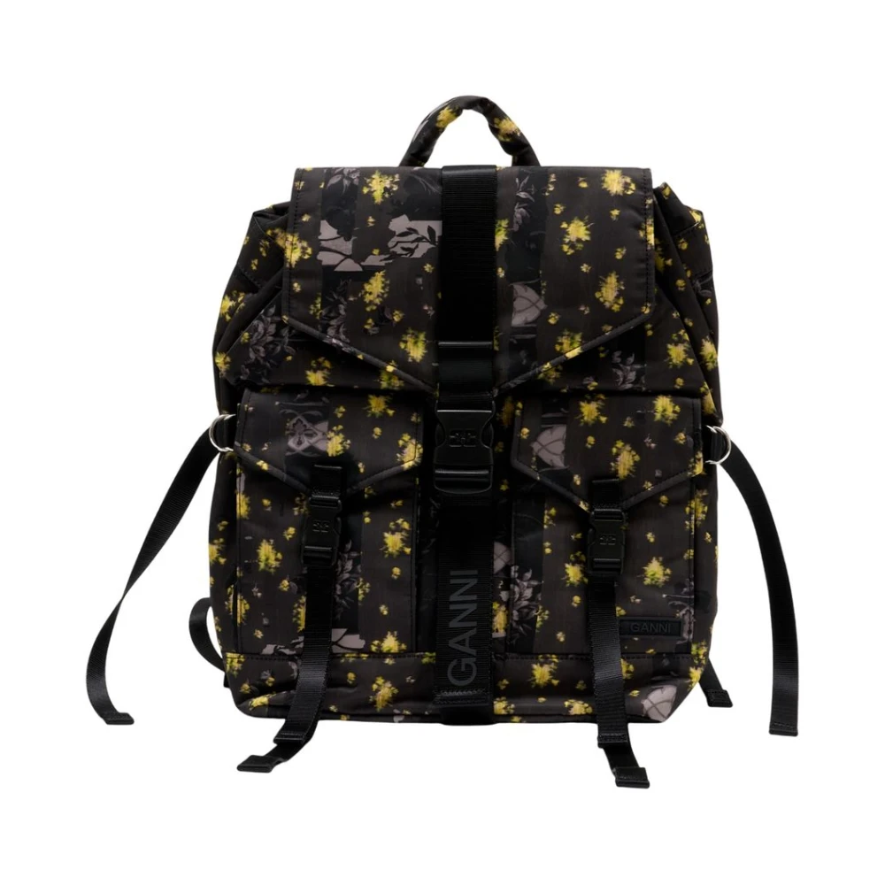 Ganni Women's Multicolor Backpacks, One Size, Re-Tech Backpack