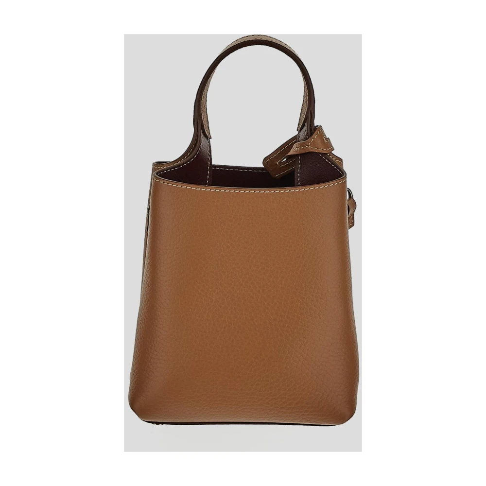 TOD'S Leren Micro Tas Brown Dames