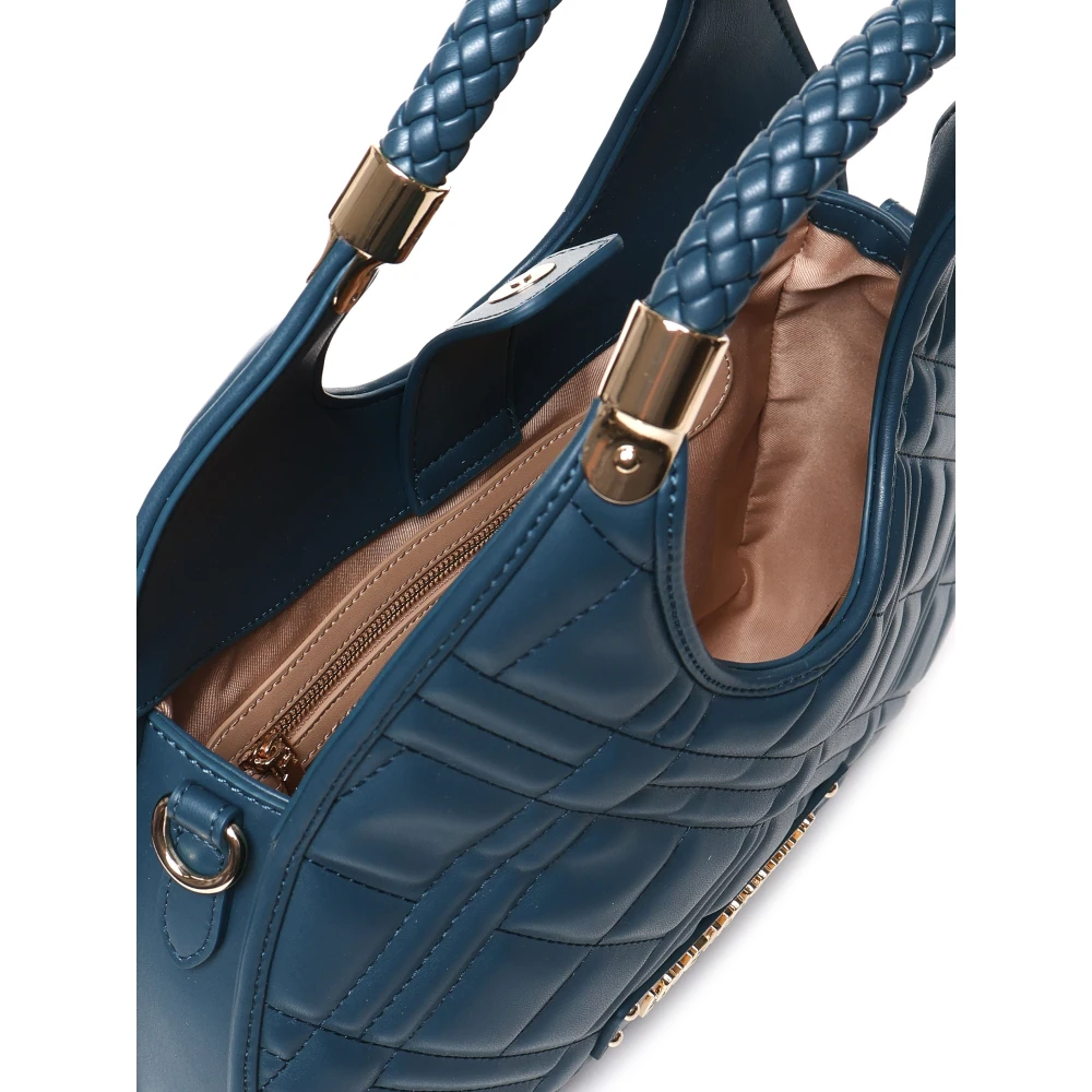 Love Moschino Teal Schoudertas met Ritssluiting Green Dames