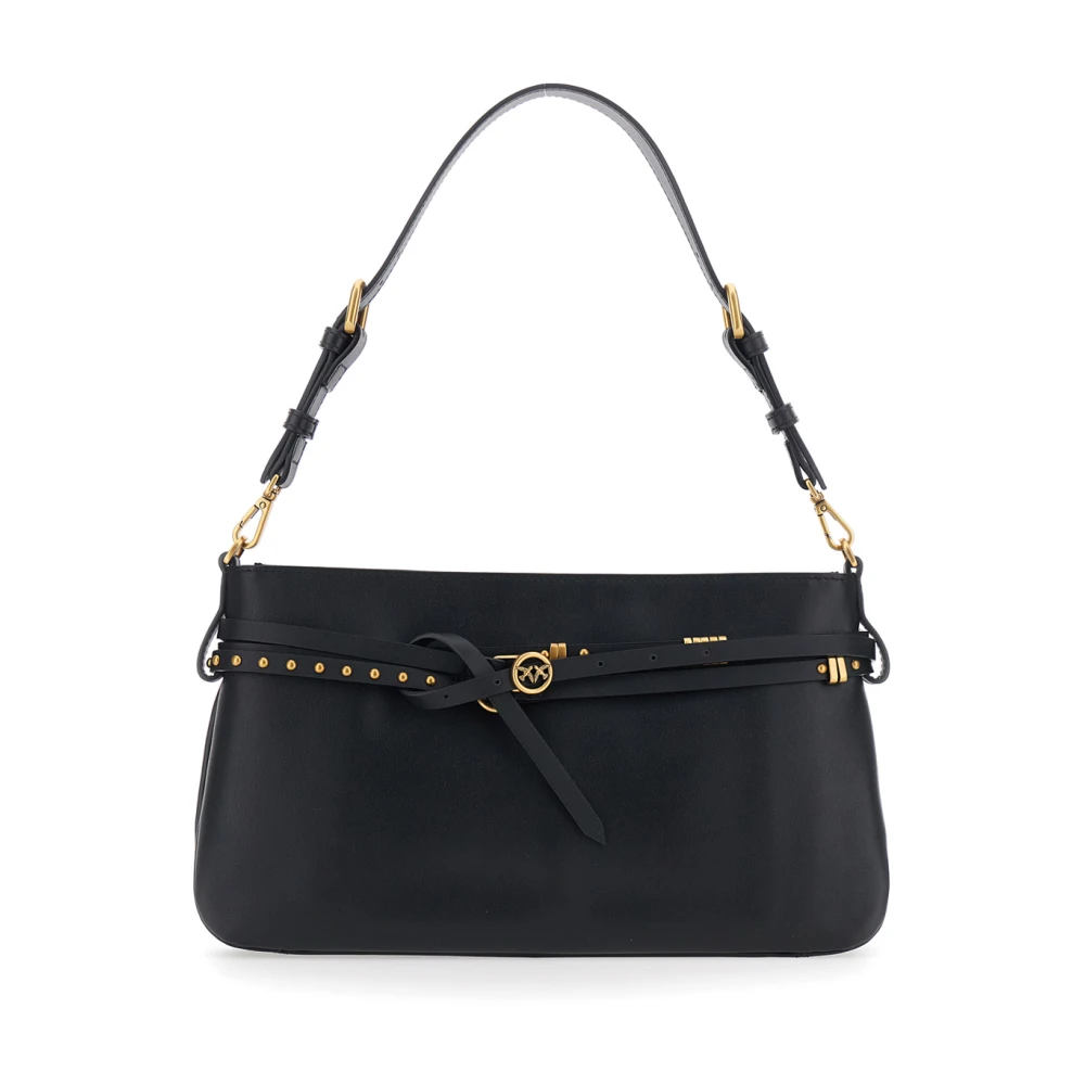 Pinko Women's Black Belt Bag Classic Vitello - Shoulder Bags - One Size - Bags