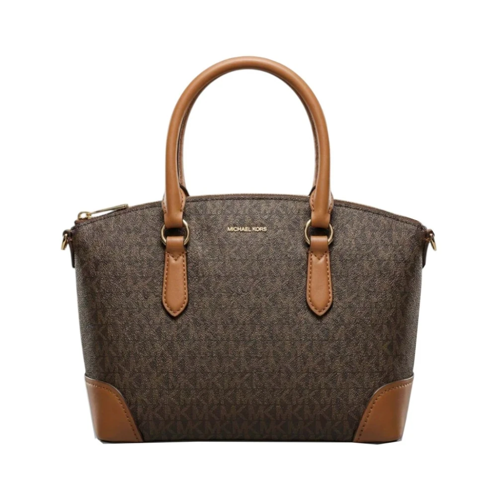 Michael Kors Women's Brown Murphy Md Ew Dome Satchel