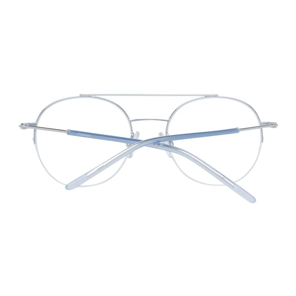 Ana Hickmann Zilveren Aviator Half-Rim Optische Frames Gray Dames