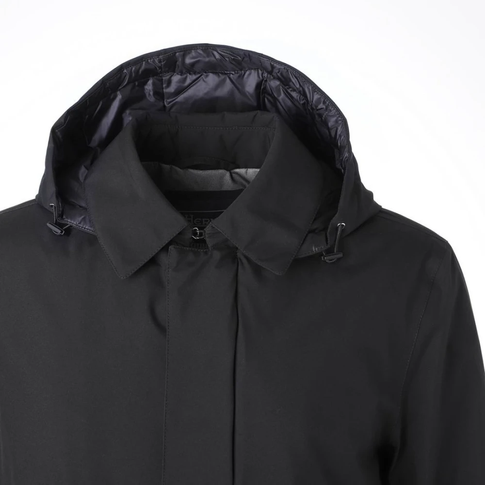 Herno 2-Layer Carcoat Black Heren
