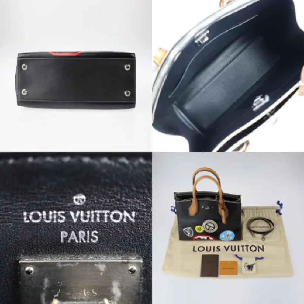 Louis Vuitton Vintage Pre-owned Leather louis-vuitton-bags Black Dames